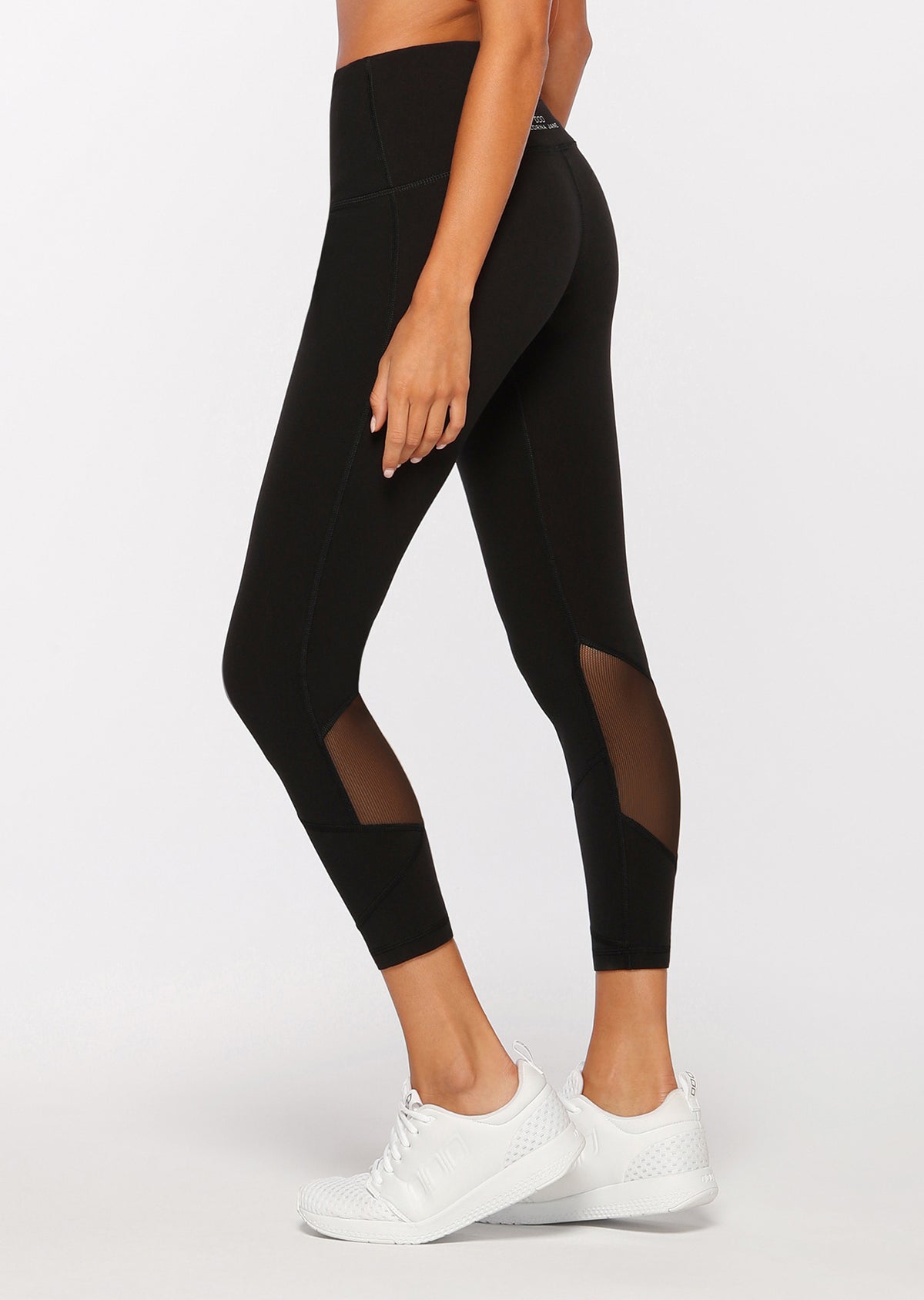 Lorna Jane Ventilate Core Ankle Biter Tight in Black