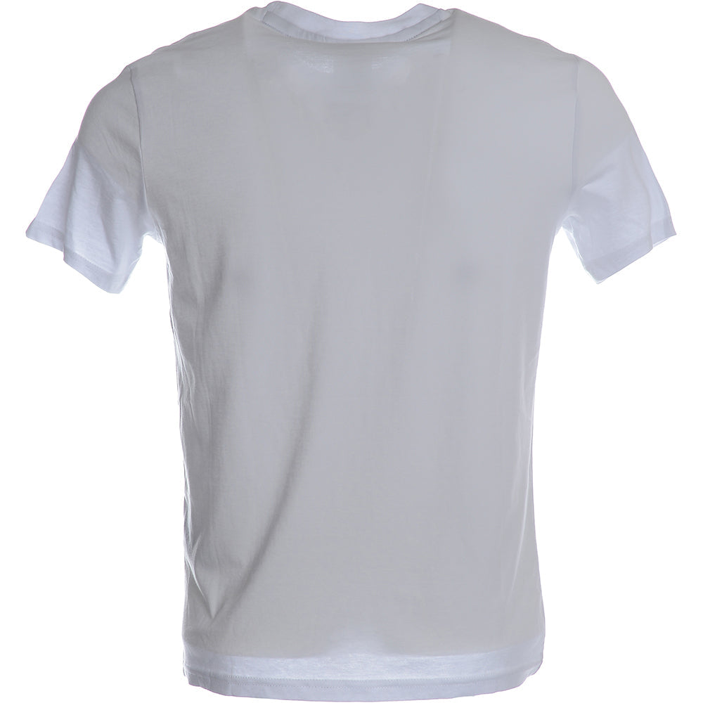 Mens Champion Small Logo Tee in White