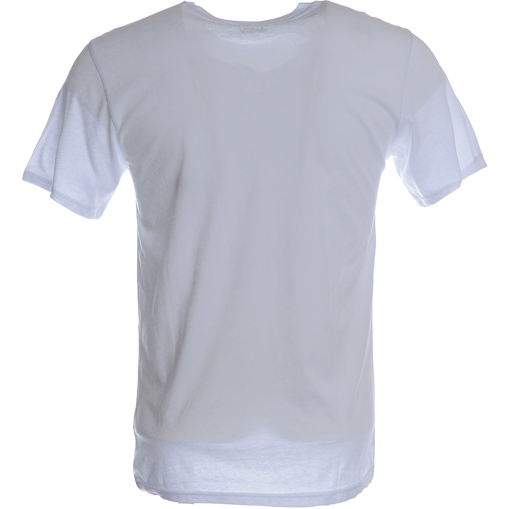 Mens Lee Wobbly Logo Tee in White