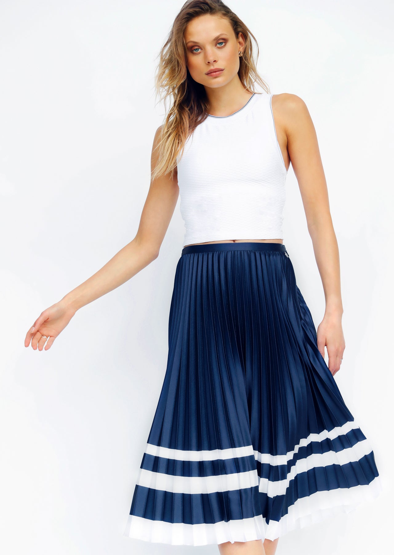 Pleated midi on sale skirt sale uk