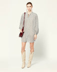 Isabel Marant Womens Mildi Robe in Ecru