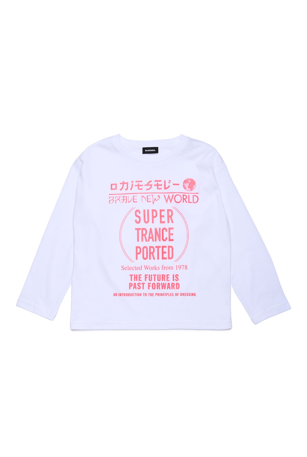 White 'Supertranceported' T-Shirt