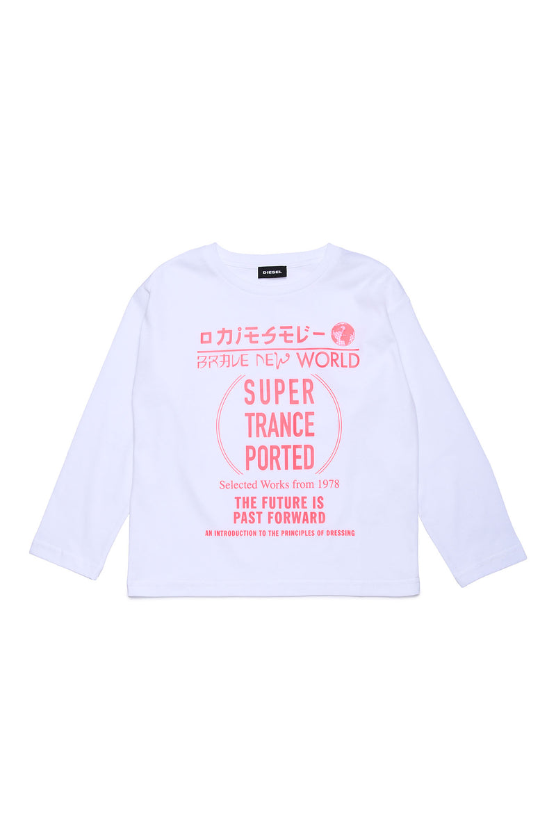 White 'Supertranceported' T-Shirt