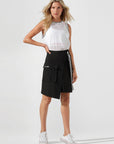 Lorna Jane Statement Wrap Skirt in Black