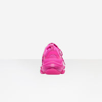 Balenciaga Womens Triple S Clear Sole Fluo Mono in PINK