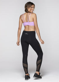 Lorna Jane Shimmer F/L Tight in Black