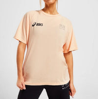 PE Nation Womens Tracklite Tee in Cream