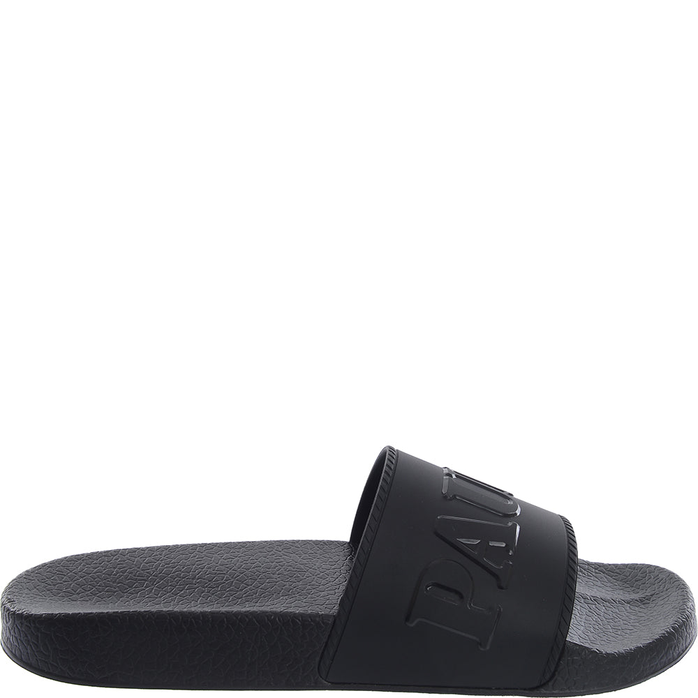 Mens Paul Shark Yachting Sliders in Black