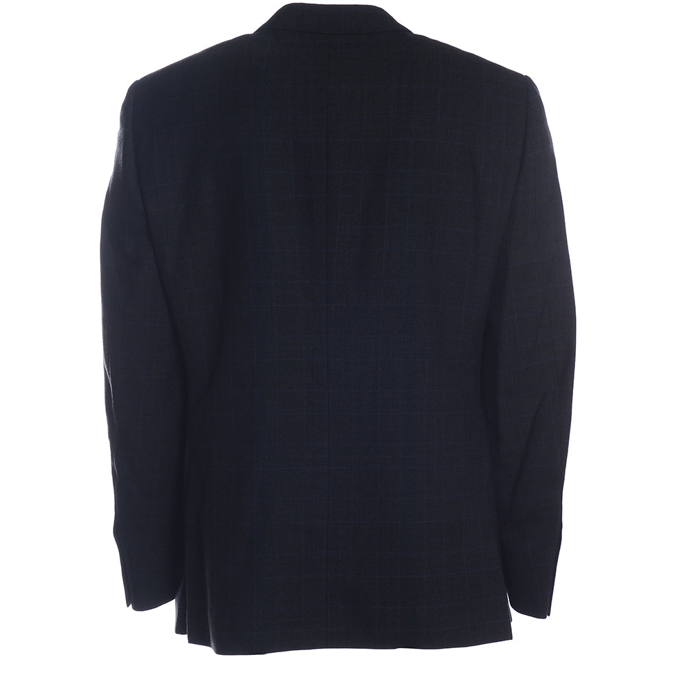 Men's Hackett Contrast Check in Grey & Navy