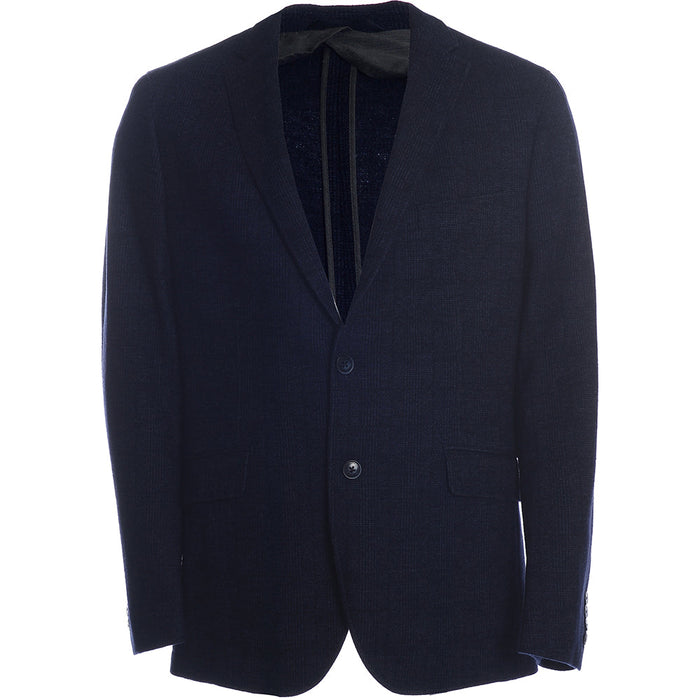 Mens Hackett London Mayfair Knit Blazer in Navy