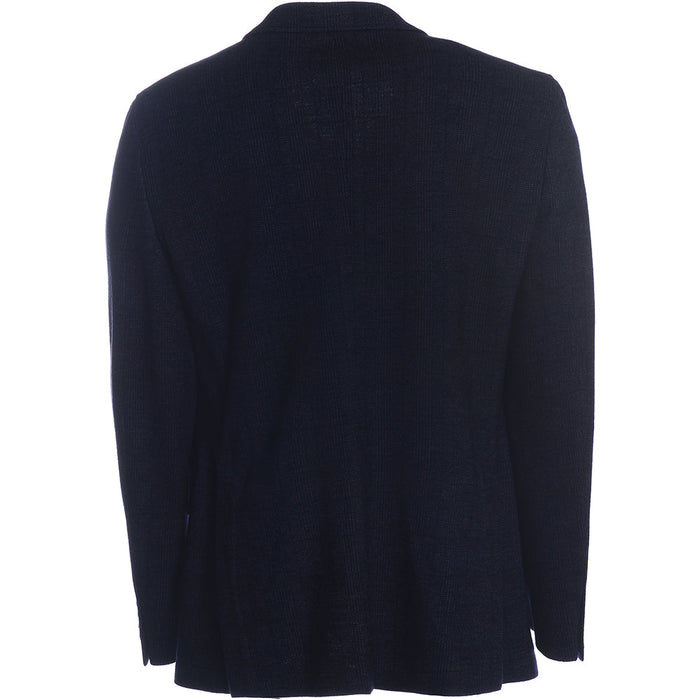 Mens Hackett London Mayfair Knit Blazer in Navy