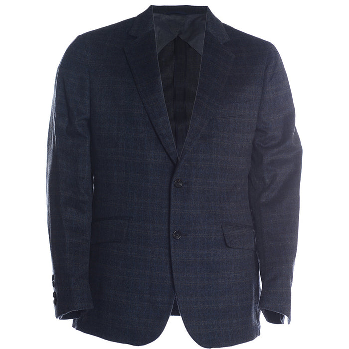 Men's Hackett, Mayfair Cashmere Check Jacket in Grey Multicolour
