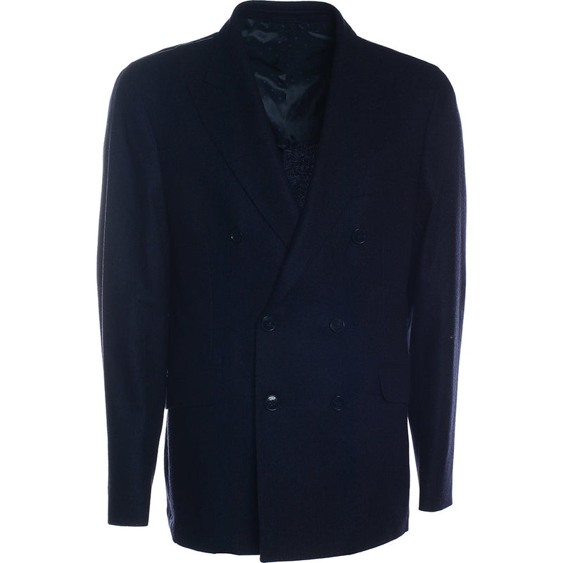 Men's Hackett, Wool Herringbone Jacket in Black & White