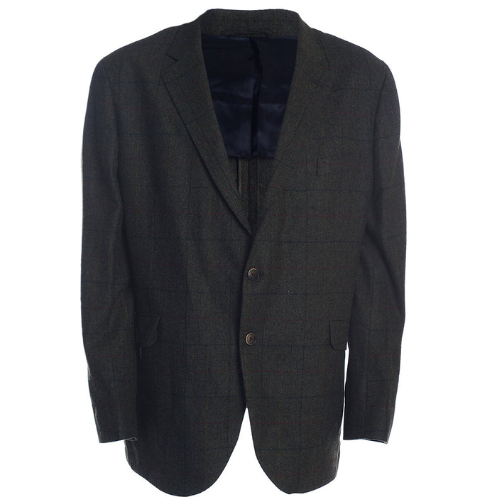 Men's Hackett, Green Tattershall Check Jacket in Green