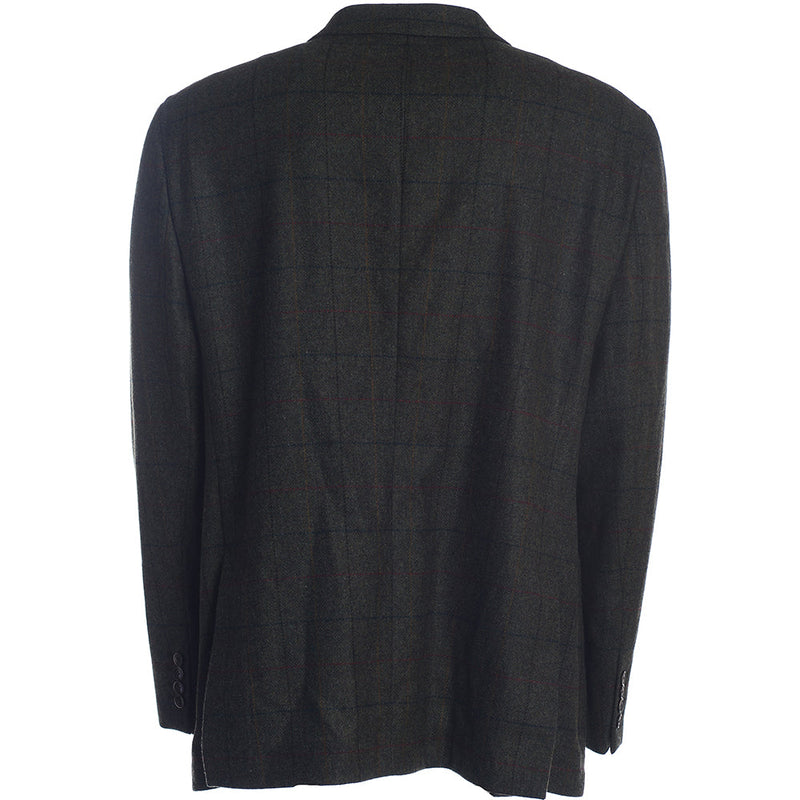 Men's Hackett, Green Tattershall Check Jacket in Green