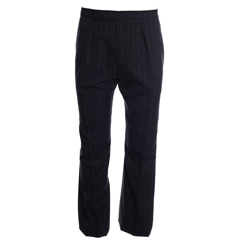 Men's Hackett, Stripe Trousers in Black & Charcoal