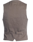 Men's Hackett, Tricotine Waistcoat in Taupe