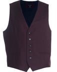 Men's Hackett, Will Waistcoat in Burgundy