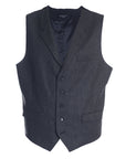 Men's Hackett, Mayfair Flannel Houndstooth Waistcoat in Grey & Black