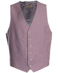 Men's Hackett, Textured Knit Waistcoat in Berry