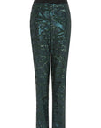 Outline London Womens The Lennox Trousers in Green