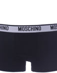 Moschino Two-Pack Boxer, Black-Black