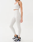 PE Nation Womens The Leadoff Recycled Legging in Grey