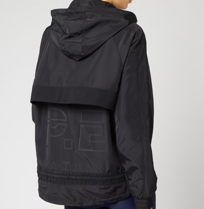 PE Nation Womens Training Day Man Down Jacket in Black