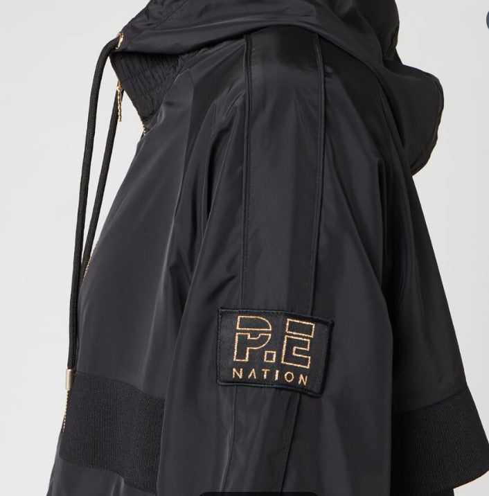 PE Nation Womens Training Day Man Down Jacket in Black