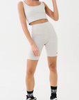 PE Nation Womens The Leadoff Recycled Short in Grey