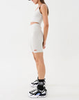 PE Nation Womens The Leadoff Recycled Short in Grey