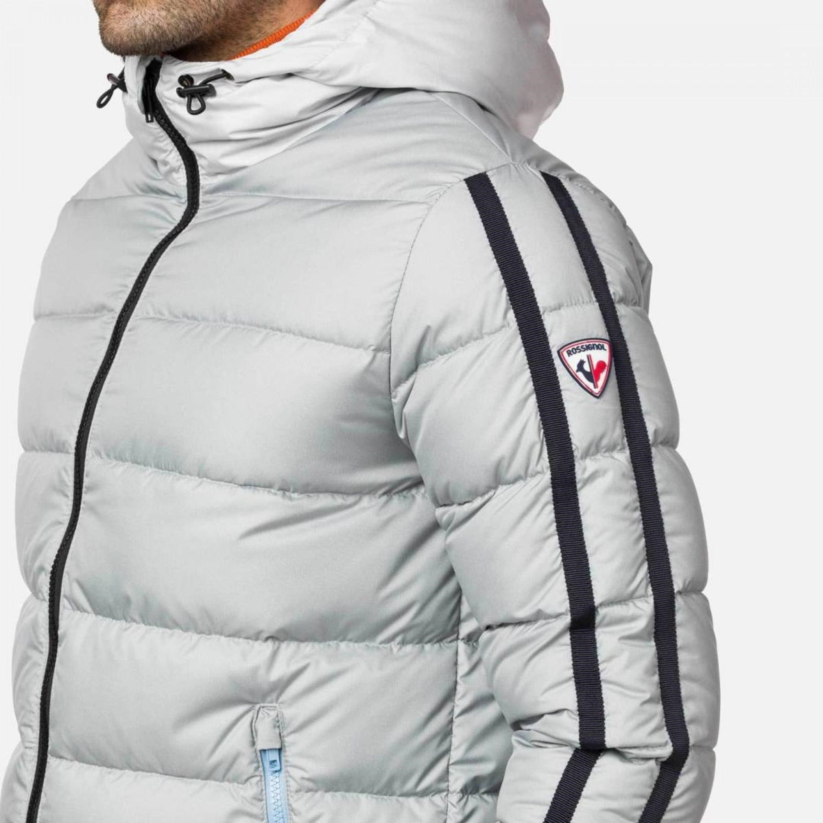 Rossignol Mens Cesar Colorblock Jacket in Grey