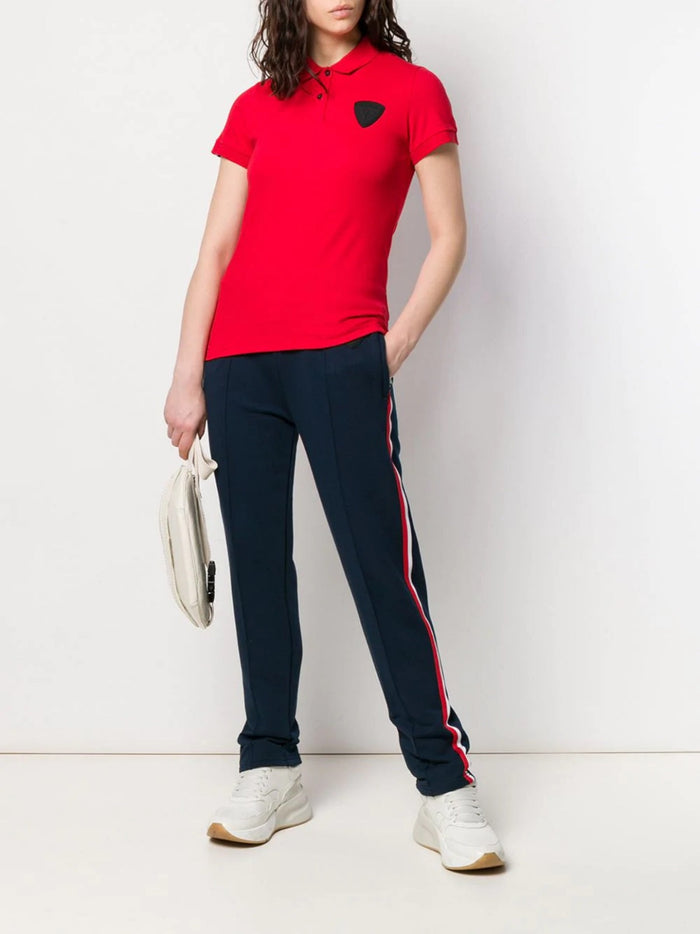 Rossignol Womens Patch Polo in Red