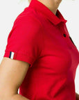 Rossignol Womens Patch Polo in Red