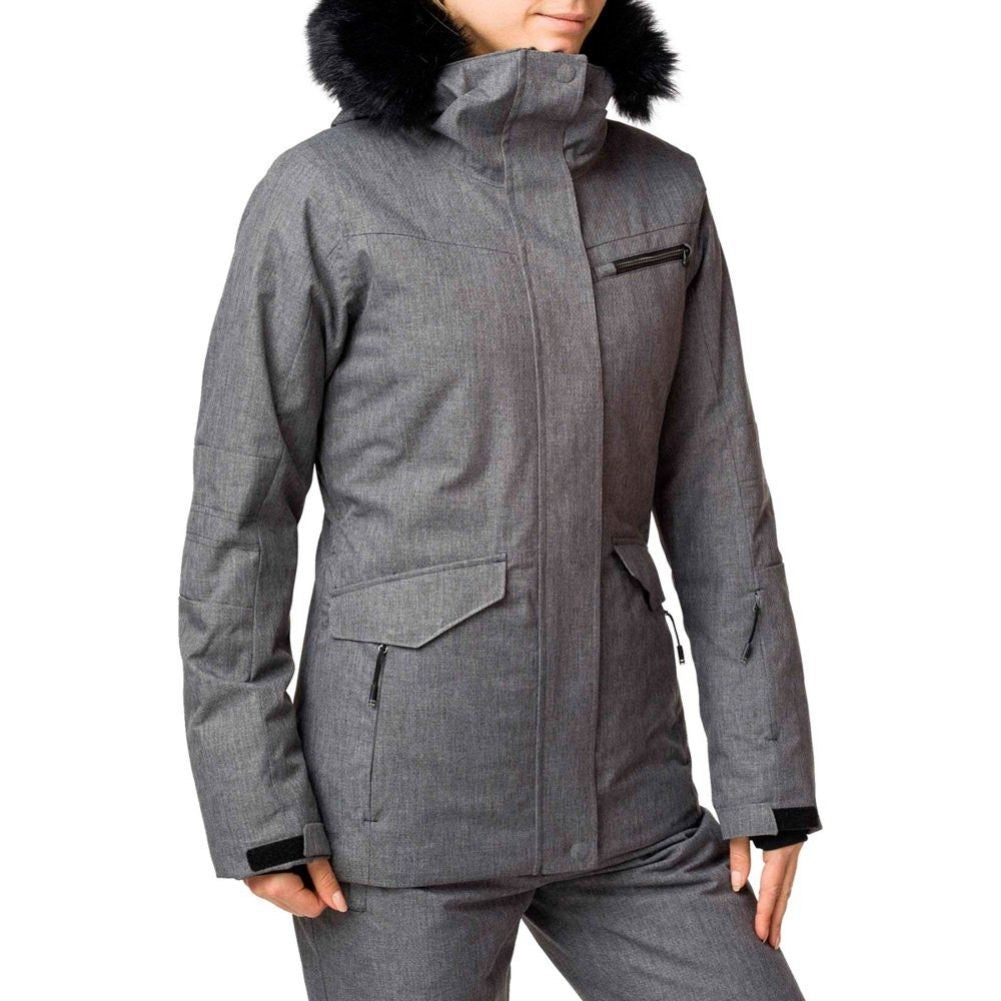 Rossignol Womens Parka Heather Jacket in Grey