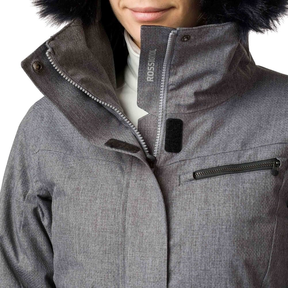 Rossignol Womens Parka Heather Jacket in Grey