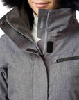 Rossignol Womens Parka Heather Jacket in Grey