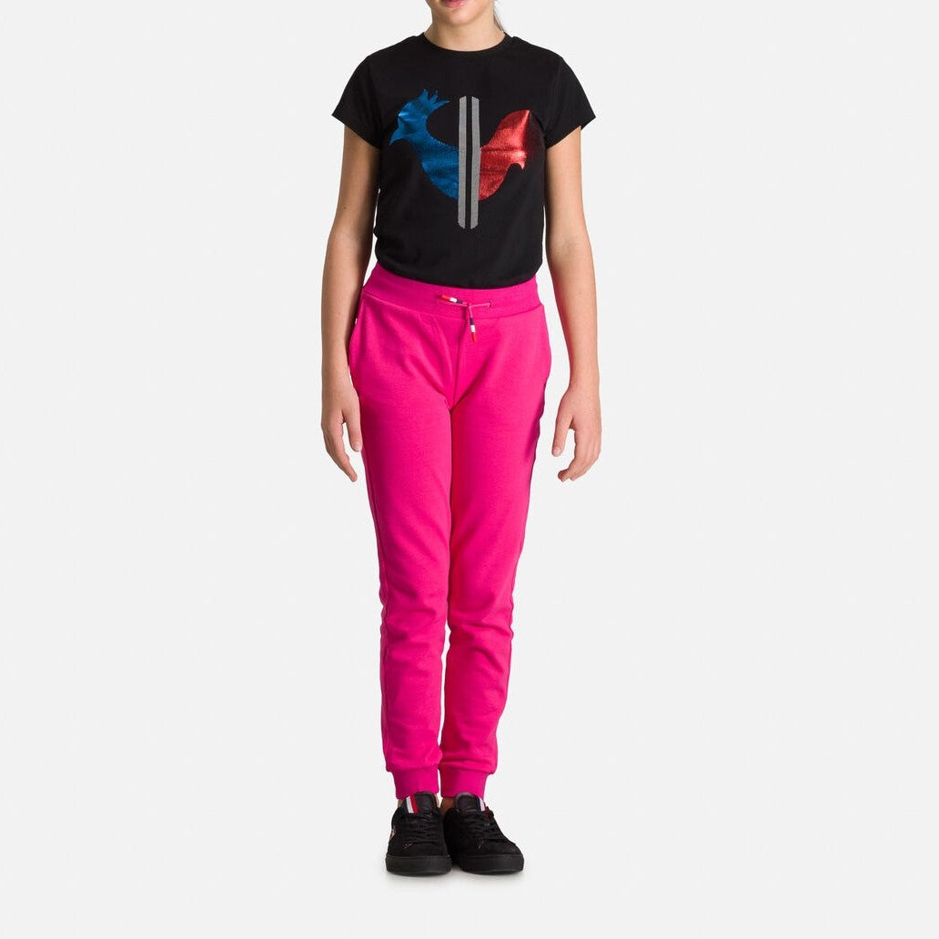 Rossignol Girls Rooster Sweat Pant in Pink