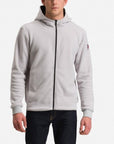 Rossignol Mens Hood Fz Sweat in Grey