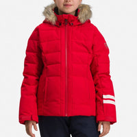 Rossignol Girls Polydown Jacket in Red