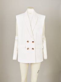 Womens Sofie Schnoor Coat in White