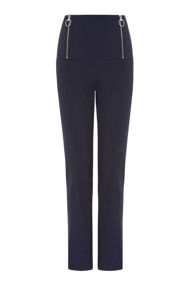 Outline London Womens Smith Trousers in Navy
