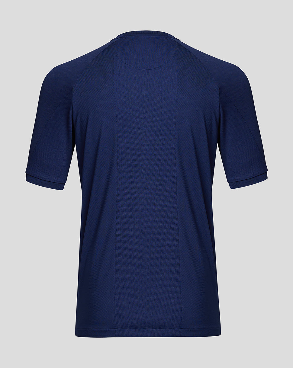 Mens Castore Short Sleeve Performance T-Shirt in Navy