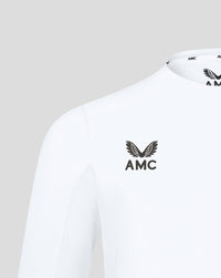 Mens Castore Long Sleeve Performance T-Shirt in Black/White