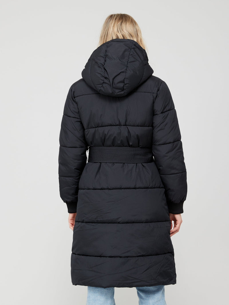 Armani Exchange Womens Down Fill Padded Coat