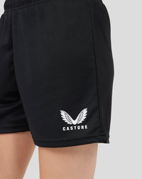 Womens Castore Training Shorts in Black