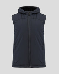 Junior Castore Padded Gilet With Hood in Black