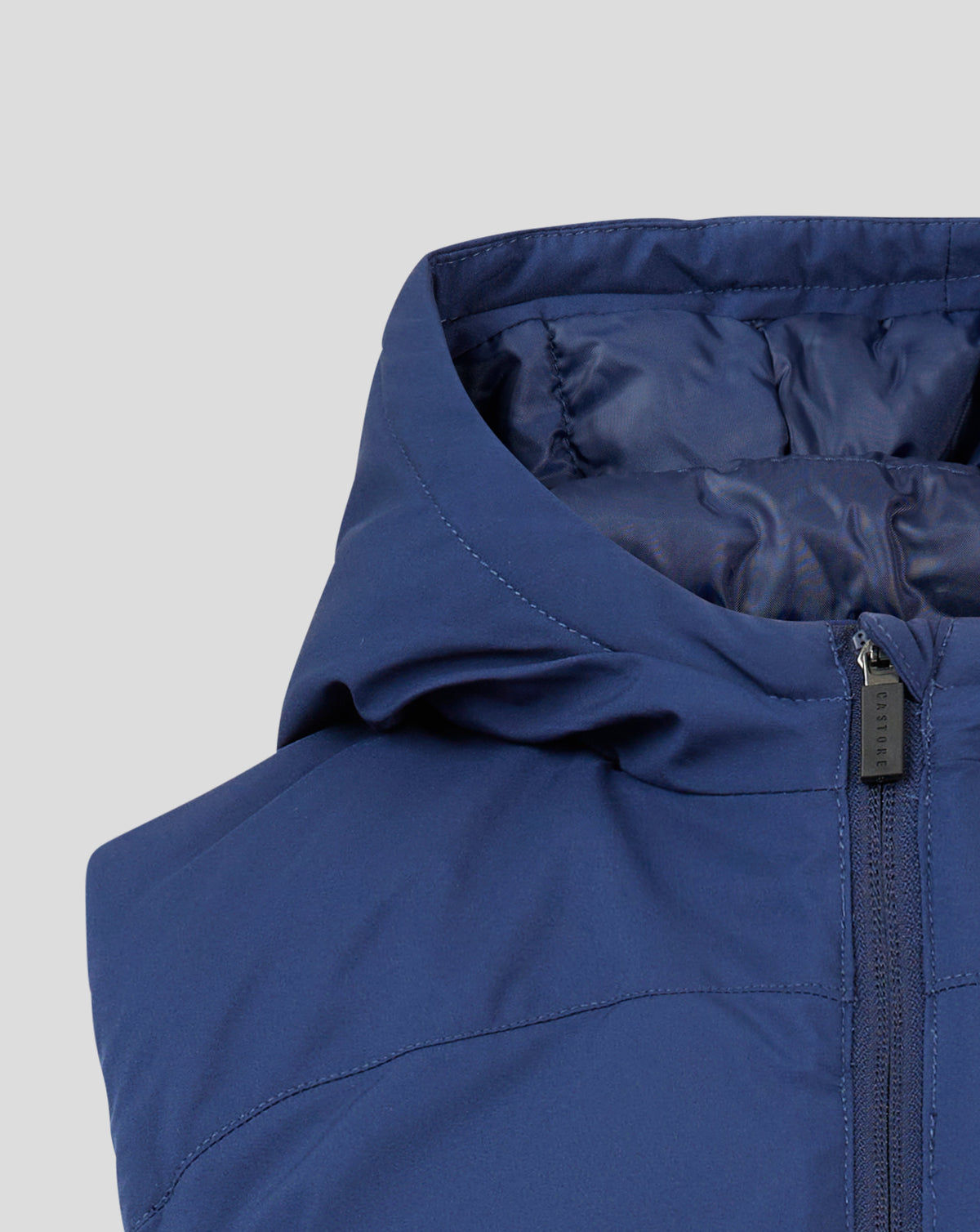 Junior Castore Padded Gilet With Hood in Navy