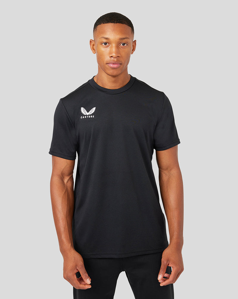 Mens Castore Ss Training Tee in Black