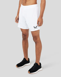 Mens Castore Training Shorts in White